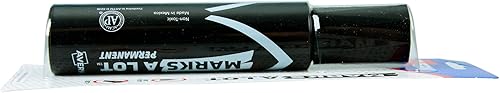 Miniatura 10 de AVERY Marks-A-Lot - Marcador permanente, tamaño jumbo estilo escritorio, punta de cincel, resistente al agua y al desgaste, marcador negro (24138)