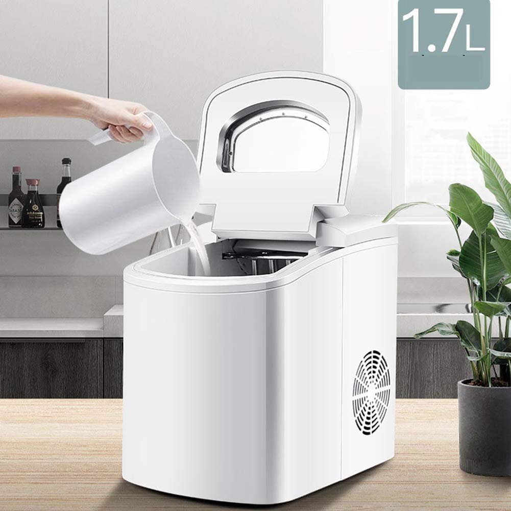 Machine Countertop, 7-9 Min Fast Ice Out,Compact&Light Weight, Independent Automatic Transparent Round Ice on Fridge.com - View 5