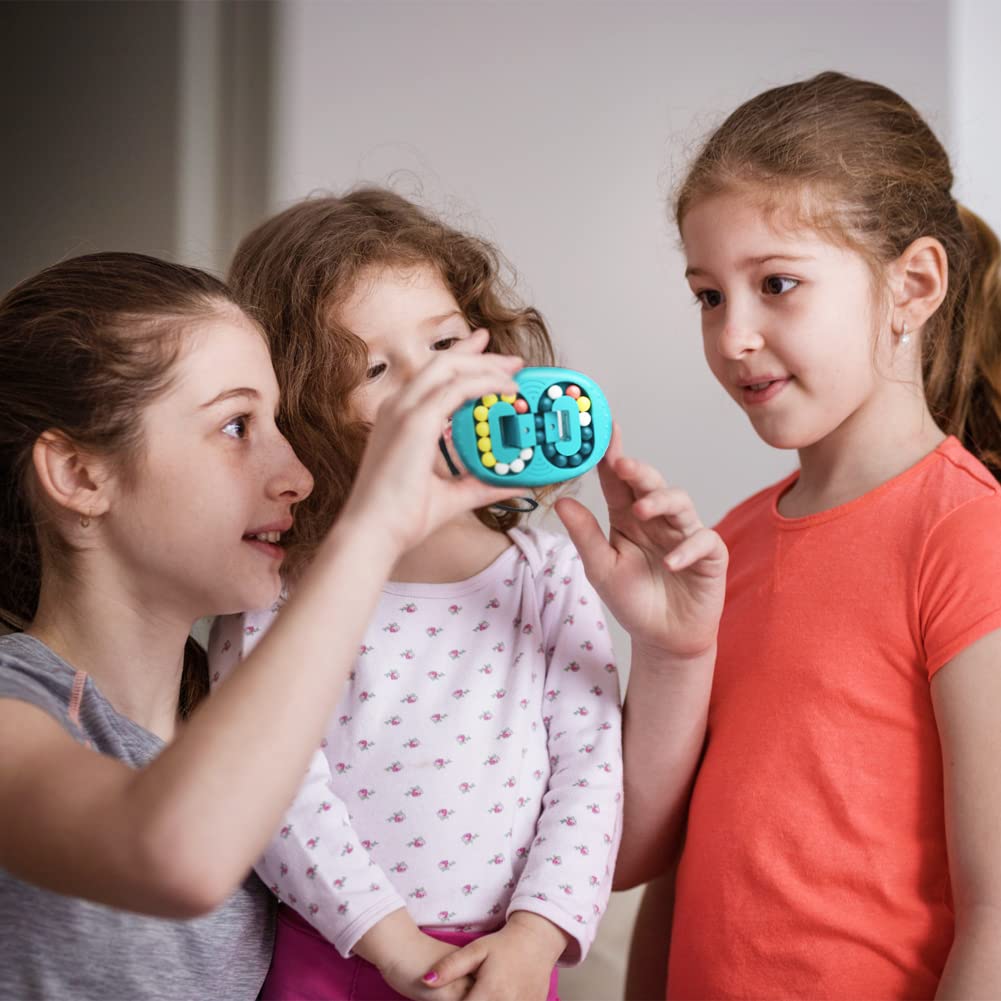 Magic Bean obracająca się kostka, fidget toy, zabawa zręcznościowa dla dzieci, poprawia myślenie logiczne i umiejętności praktyczne, prezent urodzinowy