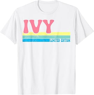 IVY Name Personalized Cute Idea Groovy Women IVY T-Shirt