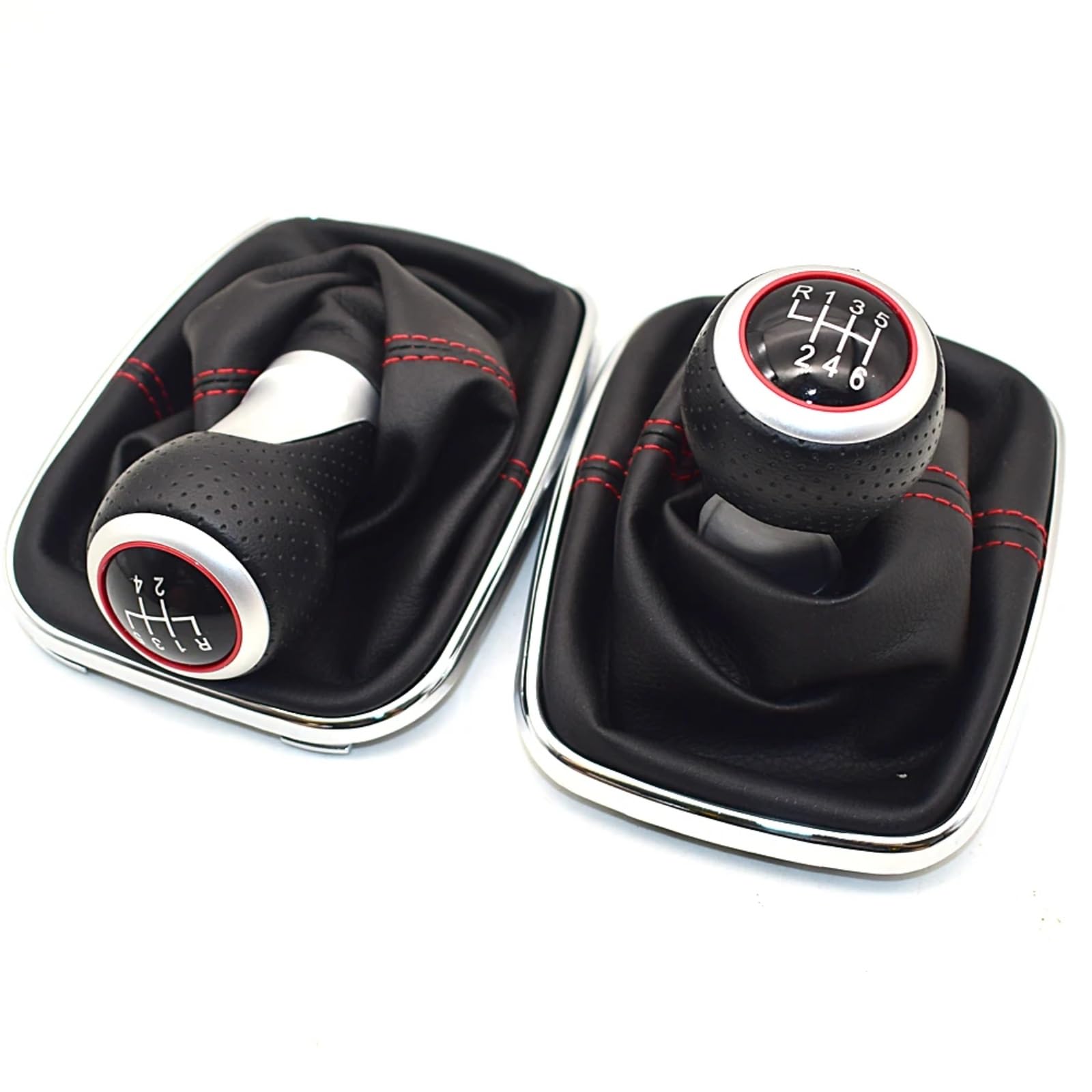 Compatibile Con Per R32 Mk4 2000 2001 2002 2003 2004 2005 5/6 Velocità Leva Del Pomello Cambio Shifter Gaitor Boot Cover Testa Bastone