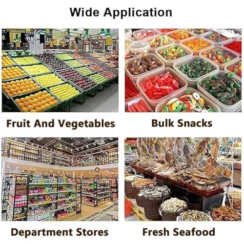 Legatrice per unghie in alluminio, sigillatrice per sacchetti di plastica a forma di U con 600 punti, strumento manuale per legare sacchetti per supermercati e fabbriche alimentari, diametro cravatta