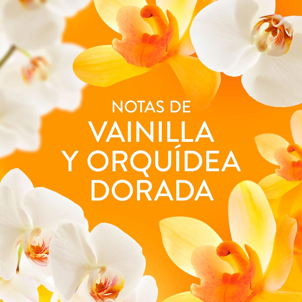 Lenor UNstoppables Perlas de Perfume para la Ropa, 96 Lavados (6 x 195g), Suavizante con Fragancia Orquidia Dorada, Potenciador de Frescor