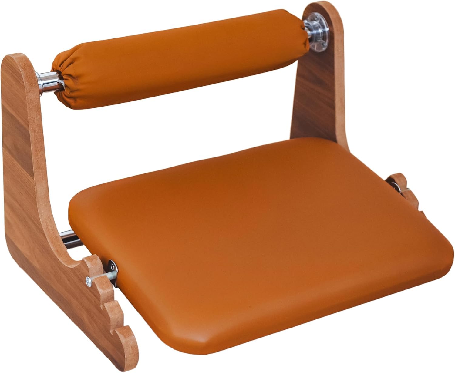 Poggiapiedi da scrivania ergonomico – supporto alla caviglia unico a 3 altezze regolabili, rivestimento in ecopelle elegante (MDF) ideale per Gaming & Ufficio