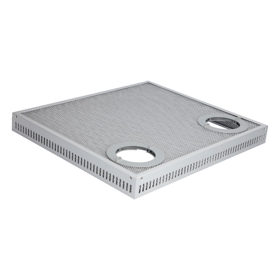 easyPART passend für BOSCH 00358699 Fettfilter Siemens Metallfilter | 380x335mm Dunstabzugshaube, mit 2 Aussparungen Löchern für die Halogenlampen, 5750199747, Metallfettfilter