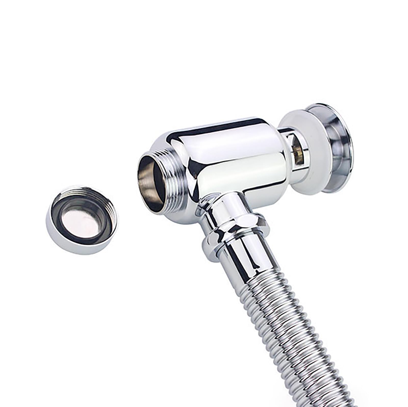 Siphon Waschbecken mit Überlauf,Pop Up Ablaufventil,Geruchsverschluss,Flexibel Ausziehbar Abflussrohr Waschbecken,Universal Abflussrohr 1 1/4"