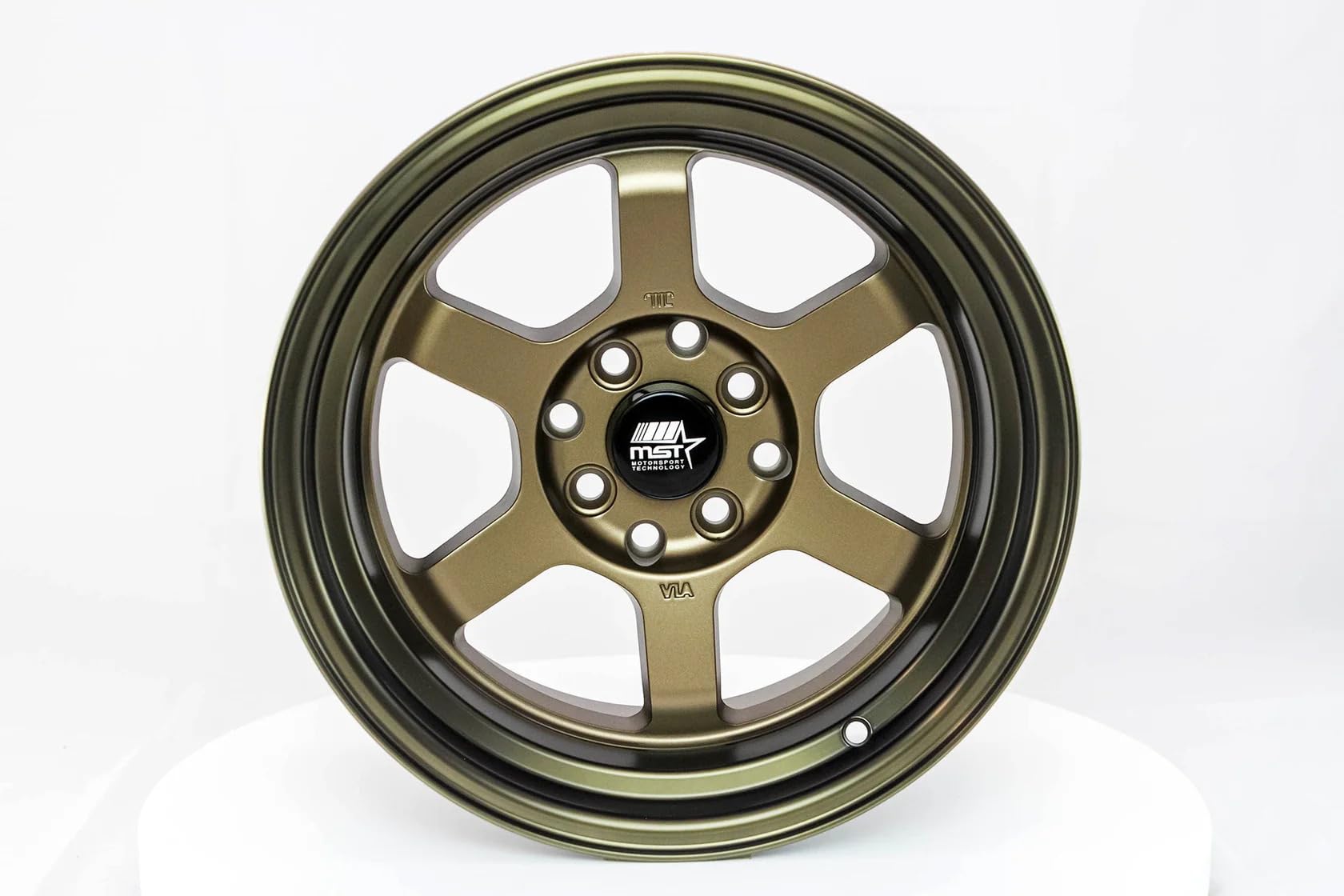 MST Time Attack 15x8 Wheels: Aggressive Matte Bronze Finish with Dual Bolt Pattern (ET0)