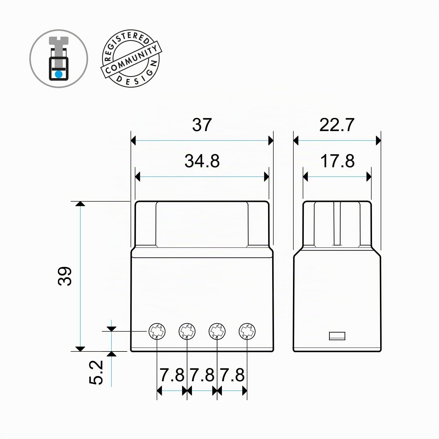 Finder Relè ad Impulsi Elettronico e Monostabile Modulare Tipo 13.91. 1 contatto NO. Compatibile con i sistemi civili maggiormente diffusi. Funzione di temporizzazione