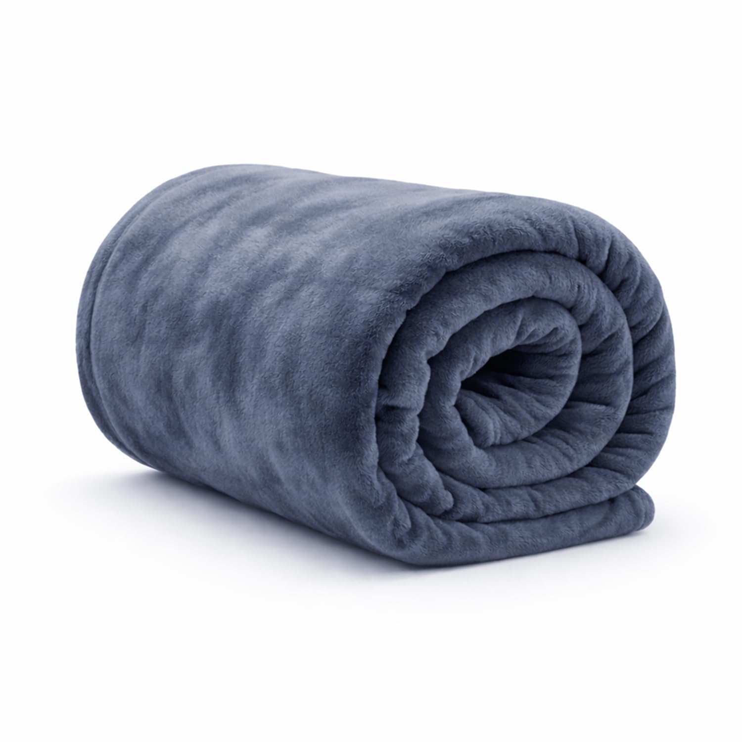 Rohi Grey Throw Blanket Single Size 127x152cm | Super Soft & Warm Plush Fleece Throws For Sofas | Fluffy Blanket for Bed & Couch | Versatile & Lightweight Fleece Blanket for Adults