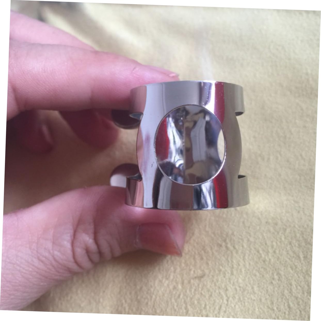 FAVOMOTO Mouthpiece Cap for Clarinet Nickel-plated Double Screws for Clarinet Reed