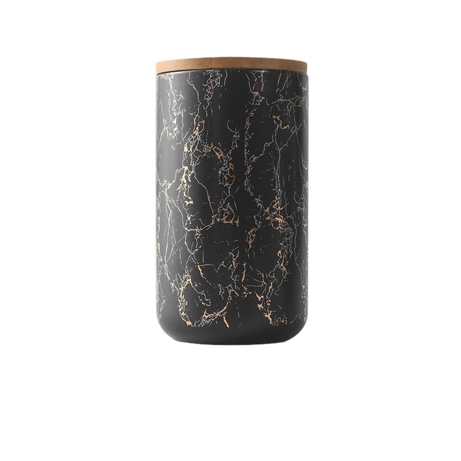 LSNNMU Ceramic Coffee Bean Dried Fruit Storage Tank,Marble Pattern Kitchen Food Organizer,Grain Sealed Container Jar,Tea Sugar For Preserving(1000ml)