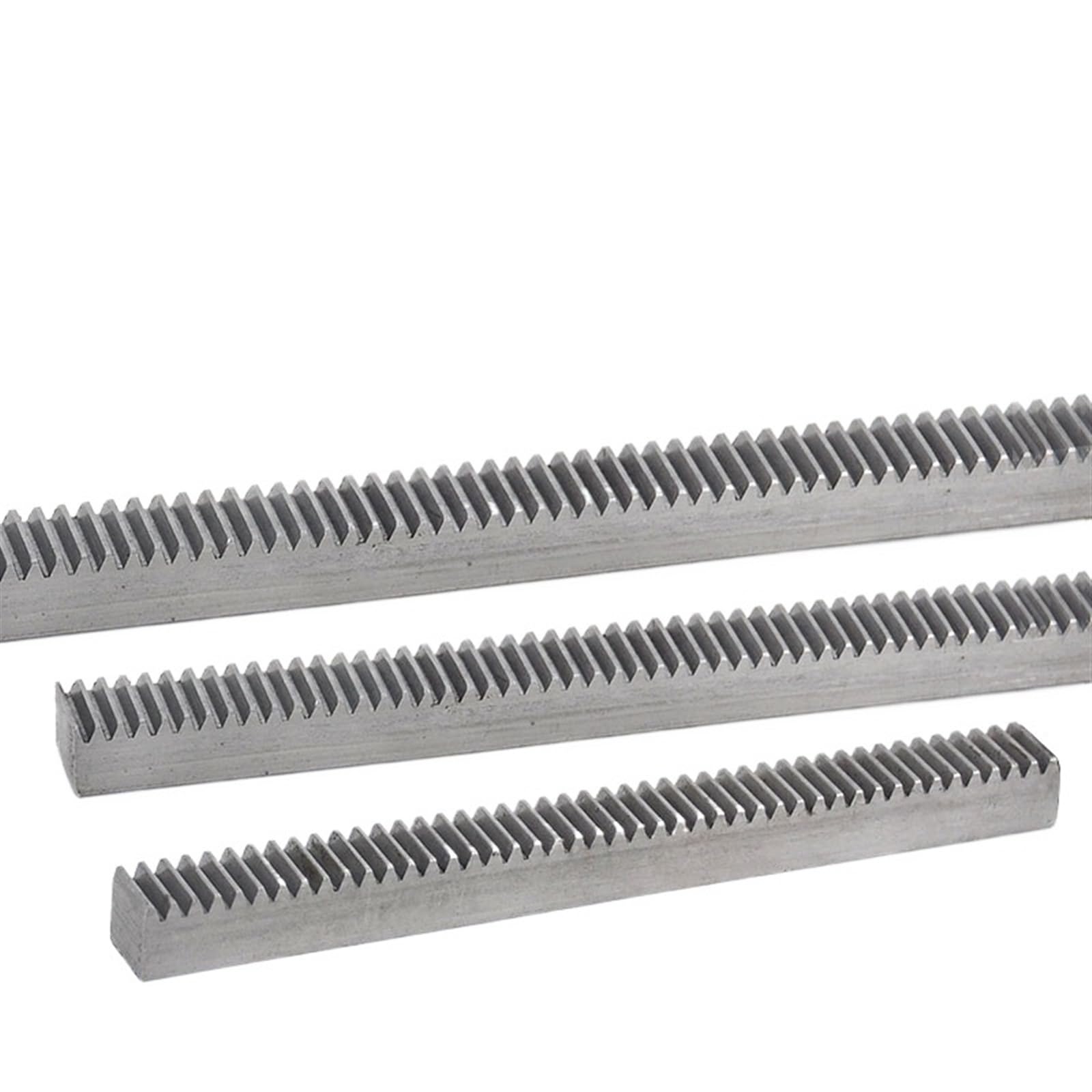Engrenage à dents coniques en spirale 1 pièces 1M 15 * 15 * 495mm crémaillère à dents droites en acier