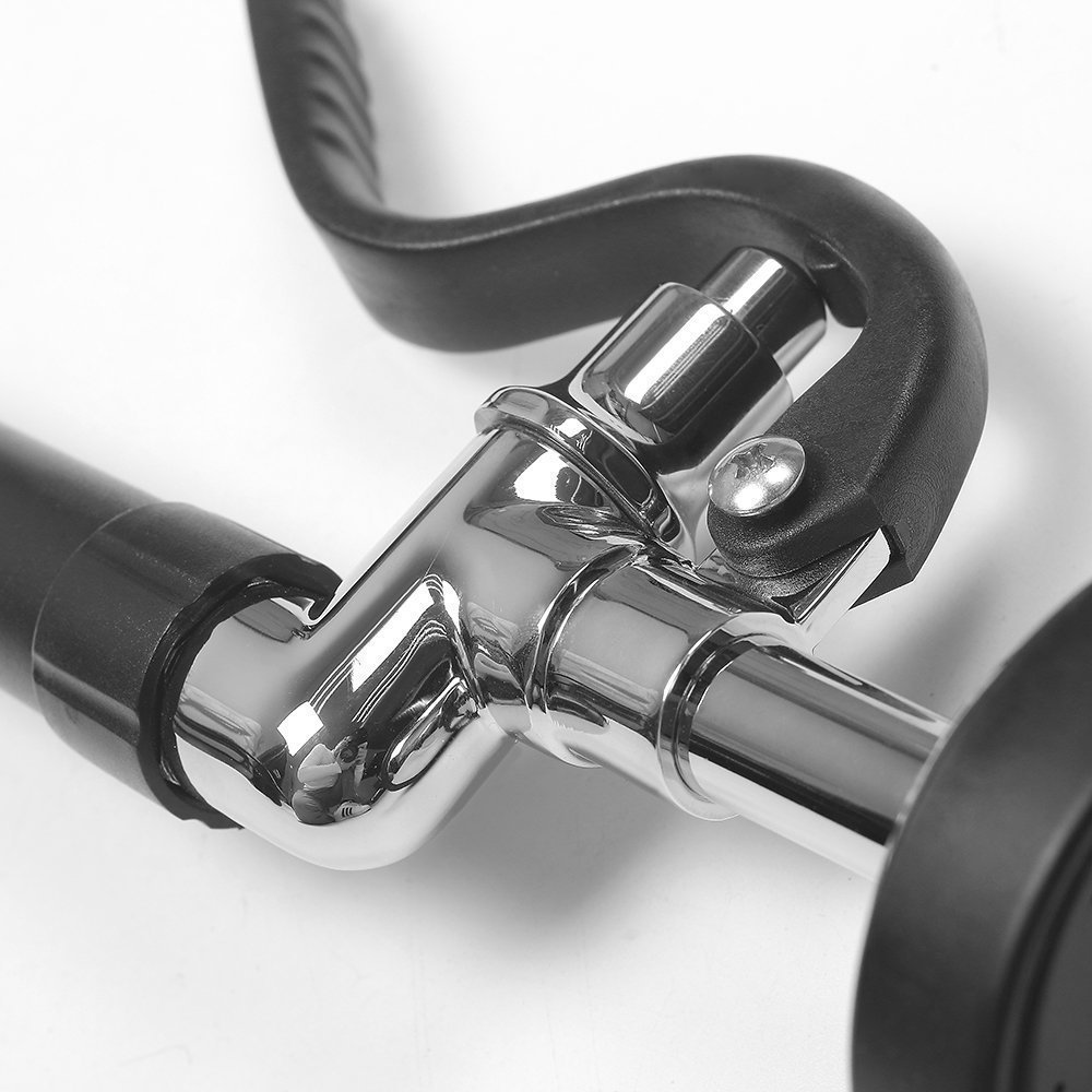 High Pressure Sprayer Head Pre Rinse Shower Head Pull-Down Commercial Kitchen Sink Tap Parts Copper POUGEO Handheld Multifunction Dishwasher Accessories Brushed Chrome Finshed - Image 3