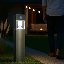 MeLiTec SO31-SO32 Solar LED Garden Path Light with Motion Sensor Stainless Steel Square