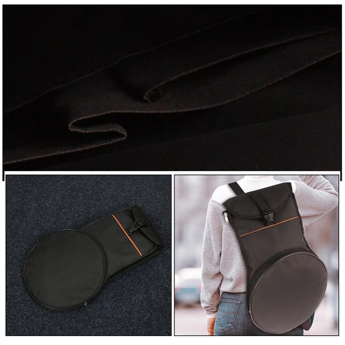 Zaino per Accessori per Batteria Scomparti e Cinghie Regolabili