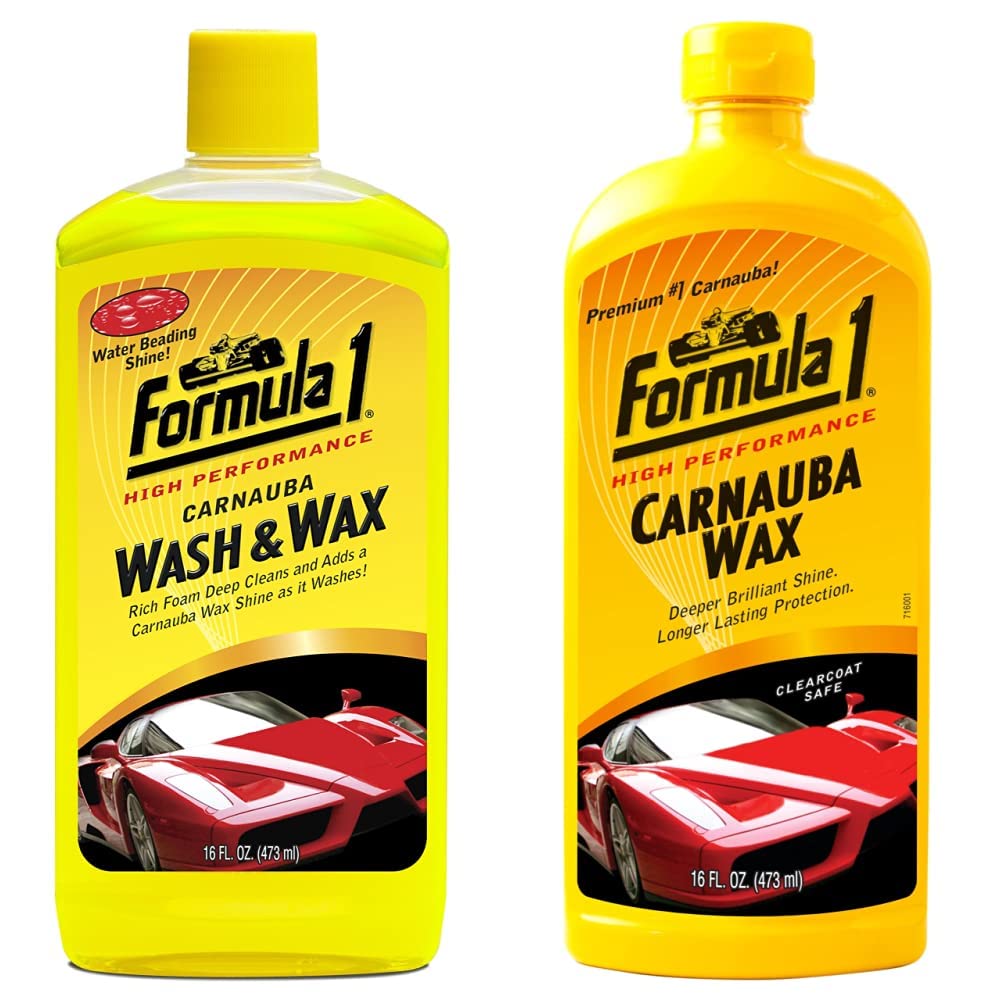 Formula 1 615016 Carnauba Wash and Wax Shampoo (473 ml) & Formula 1 Carnauba Liquid Wax (473 ml)-picture-13