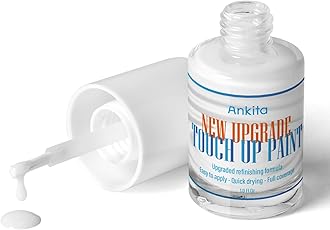 Porcelain Sink Touch Up Paint, Porcelain Repair Kit White & Appliance Paint for Chips, Scratches, Cracks and Spots on Enamel, Acrylic, Porcelain, Sinks, Tubs in Kitchen and Bathroom(Matte White)