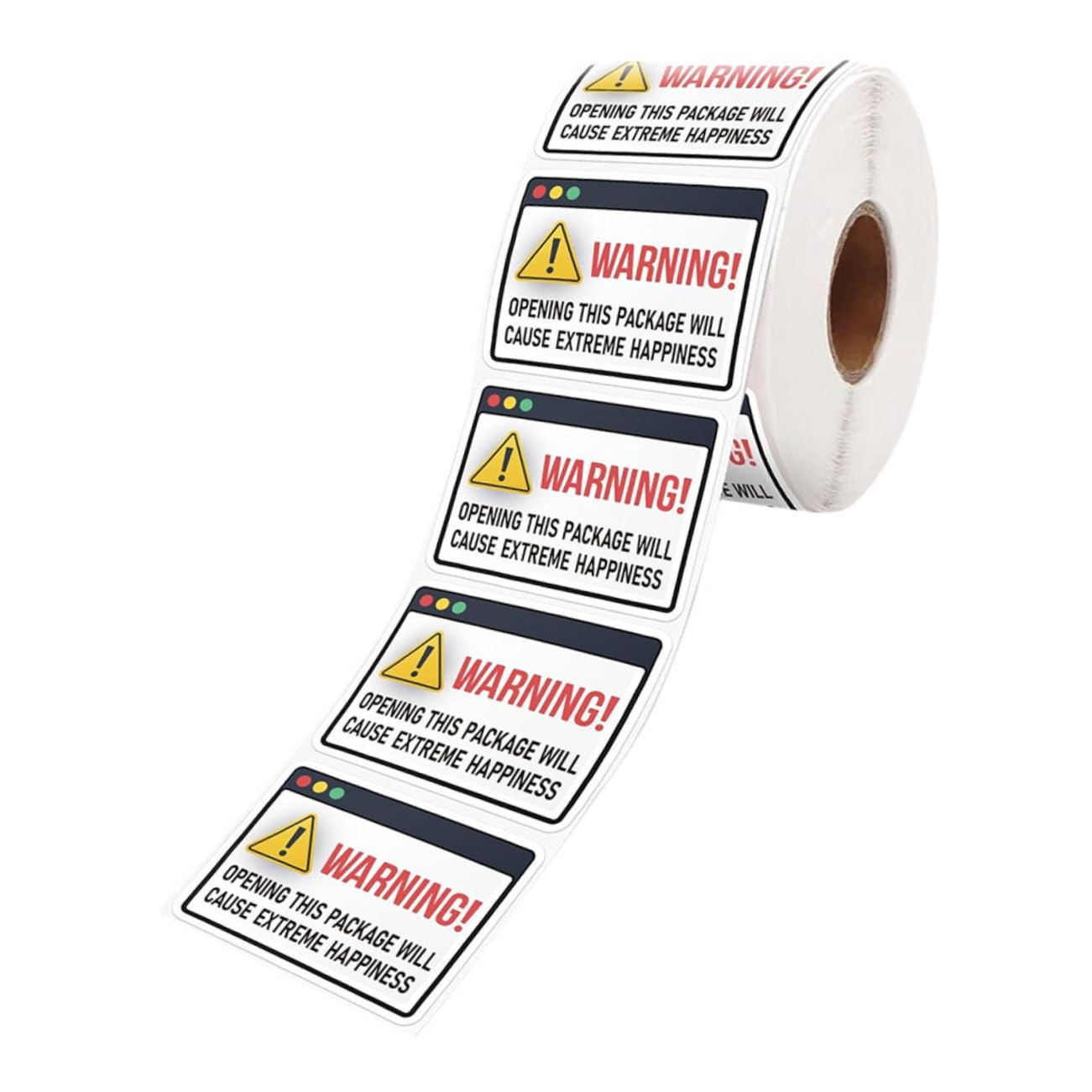 Tofficu 5rouleaux Étiquettes Autocollantes Rectangulaires Extrême Pour Stickers Adhésifs Pour Petites Entreprises Idéales Pour Enveloppes Et Cartons De