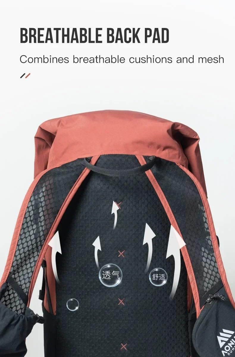 AONIJIE 22L Trail Running Mochila de hidratación ligera para senderismo, camping, ciclismo, montañismo, deportes al aire libre, FH2522
