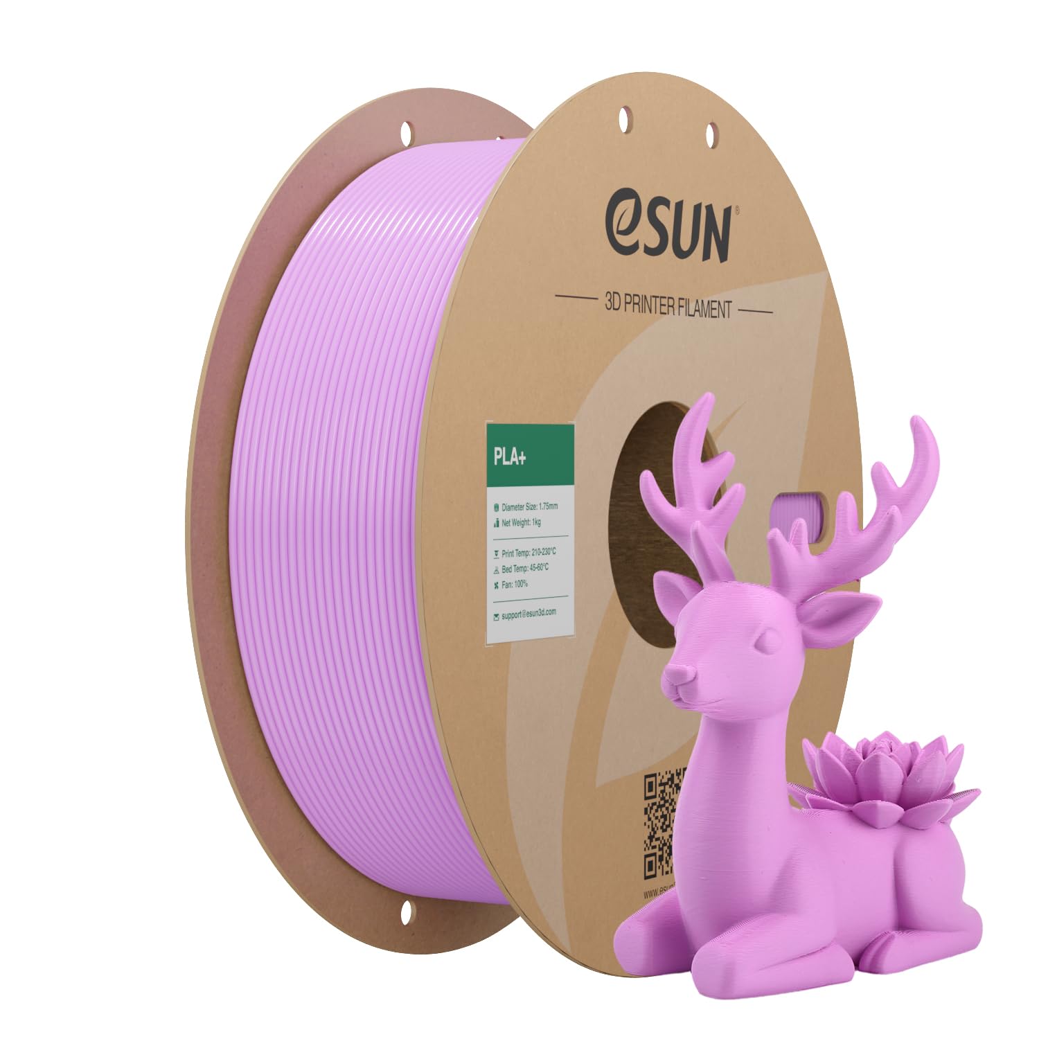 Amazon.co.jp: eSUN PLA+ フィラメント 1.75mm ライラック 3D