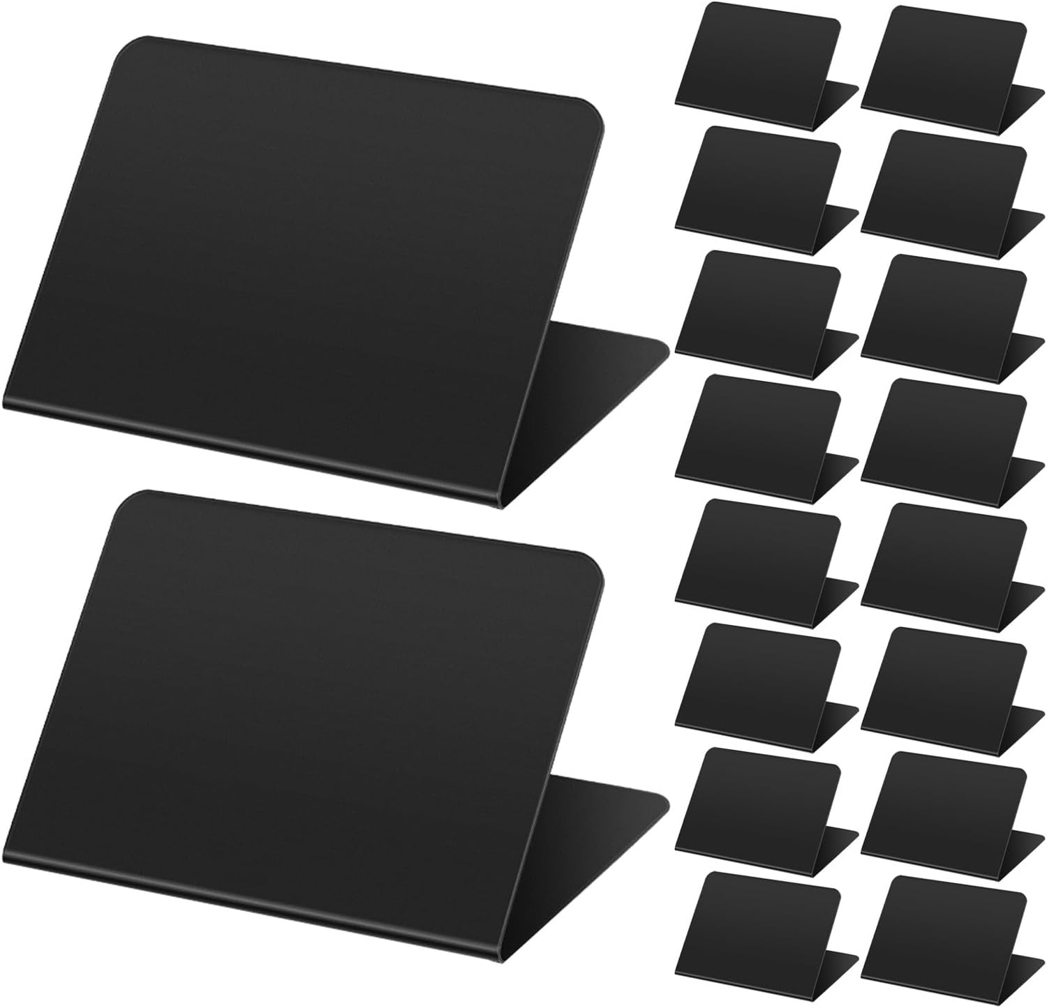 Lurrose 30pcs Tabletop Chalkboard Sign 3. 93x2. 95in Erasable Message Board Small Writable Blackboard for Drinks Menu Decorative Food Service Signage