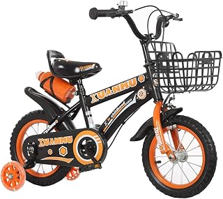 FUFU Bicycle With Training Wheels, 12/14/16/18 Inch Adjustable Bike Suitable For Children 2-13 Years Old