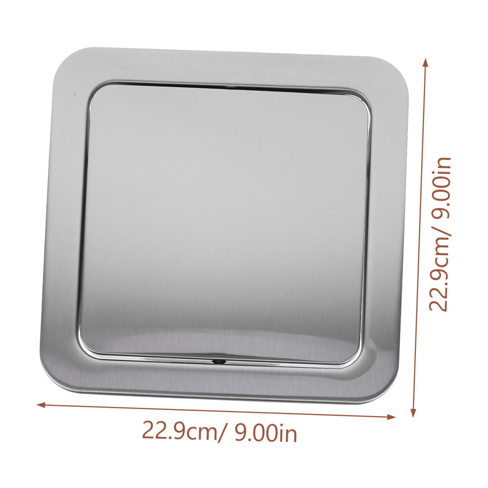 OFFSCH Counter Top Cover for Trash Can Flip Lid for Bathroom Sinks Resistant Garbage Lid and Easy to Bin Cover