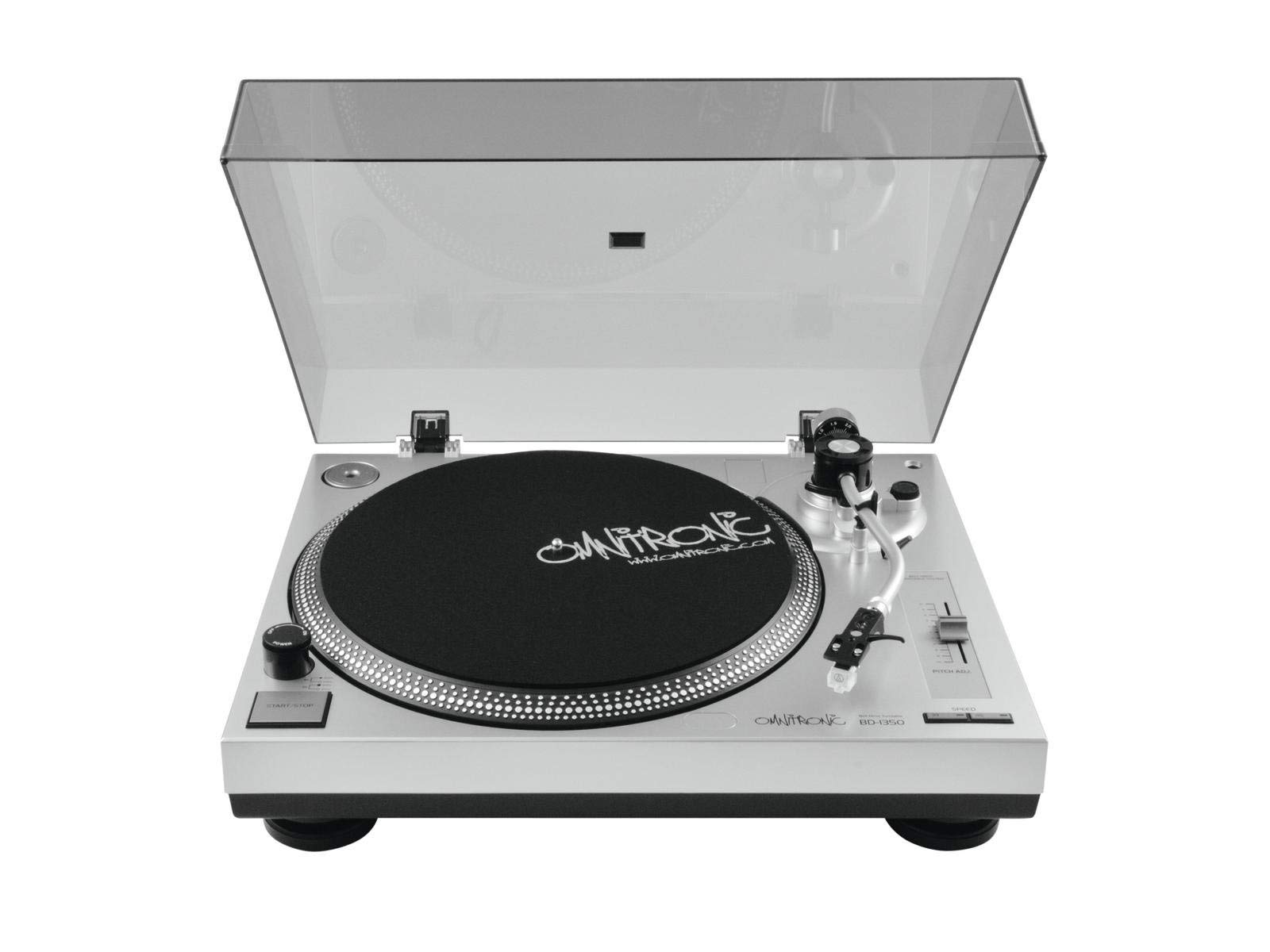 Omnitronic 10603050 - Plato para DJ, color plateado