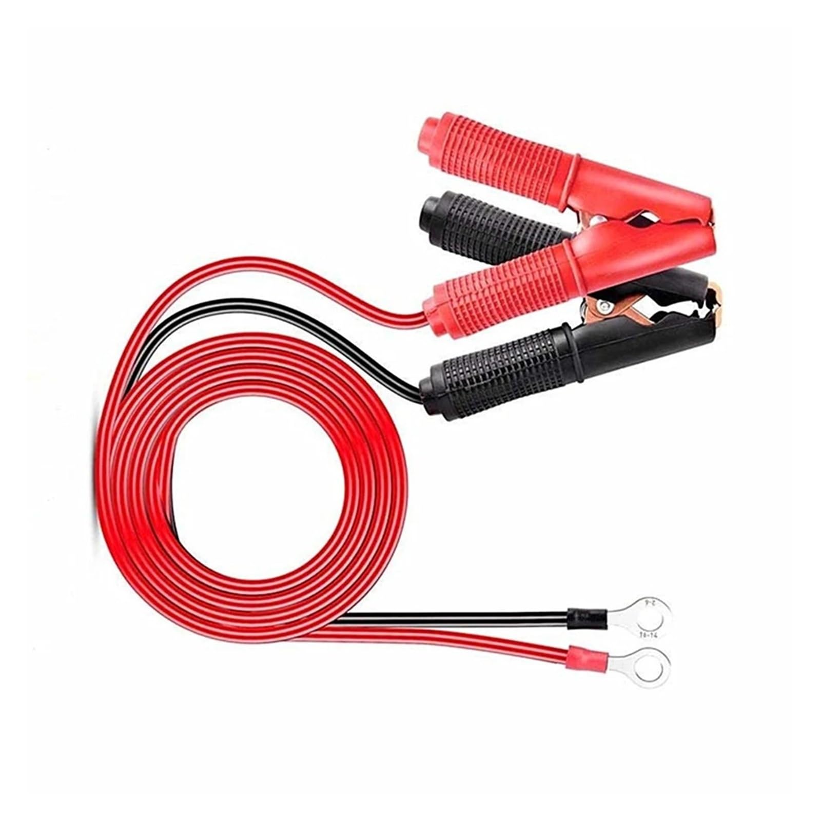 Pinces de batterie en fil de cuivre avec adaptateur de fusible 30 A, résistant à l'oxydation, résistant à l'usure, clip robuste pour voiture et camion