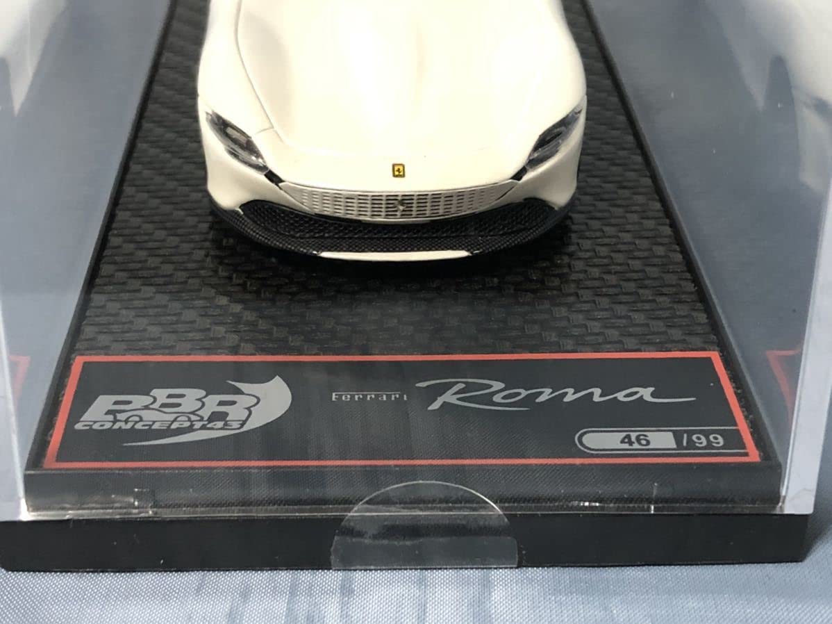 Amazon | BBR製フェラーリ ローマ 白 1/43 | ミニカー・ダイキャスト