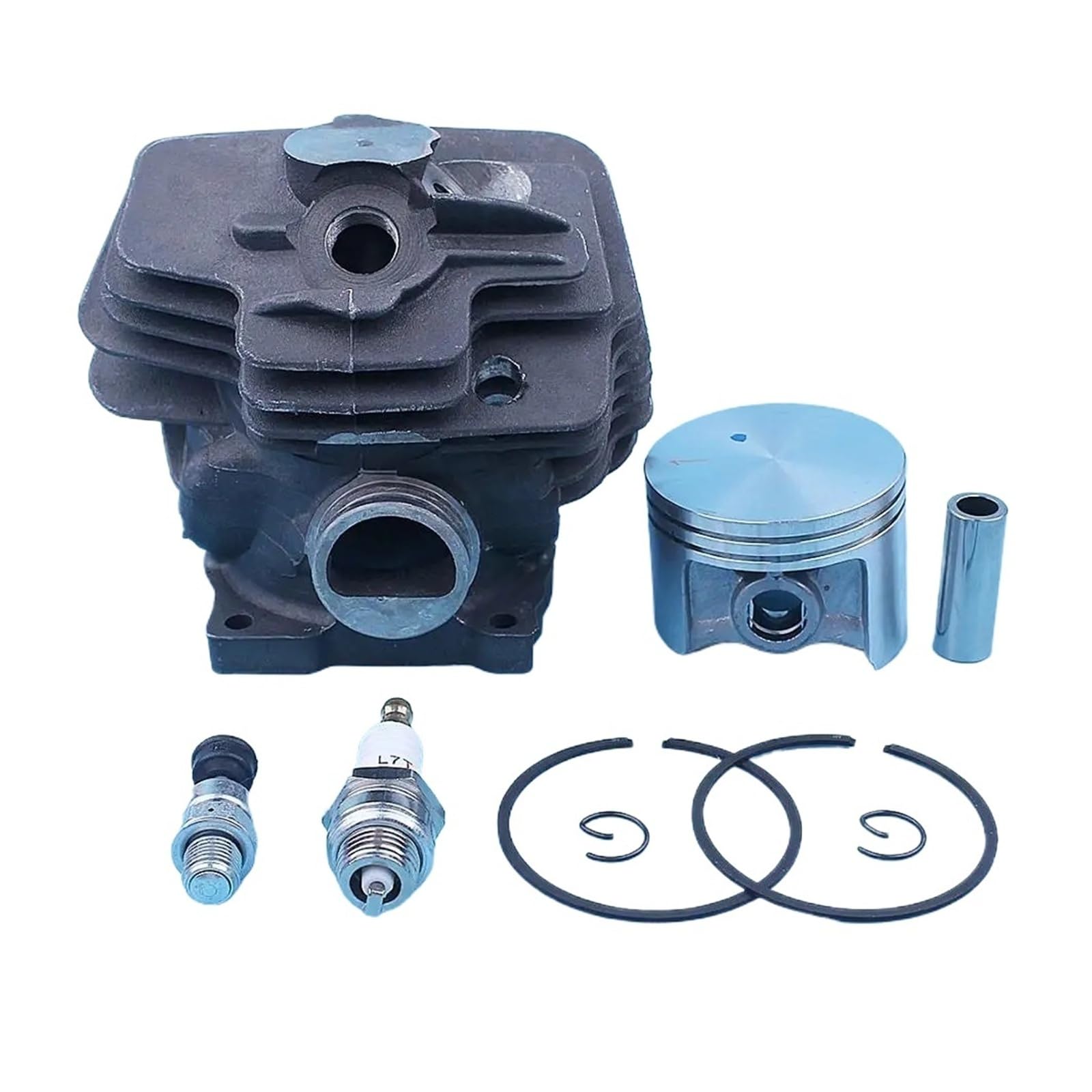 Cilindro de 52 mm MS 382 con pistón de alta resistencia mecánica y bujía de encendido