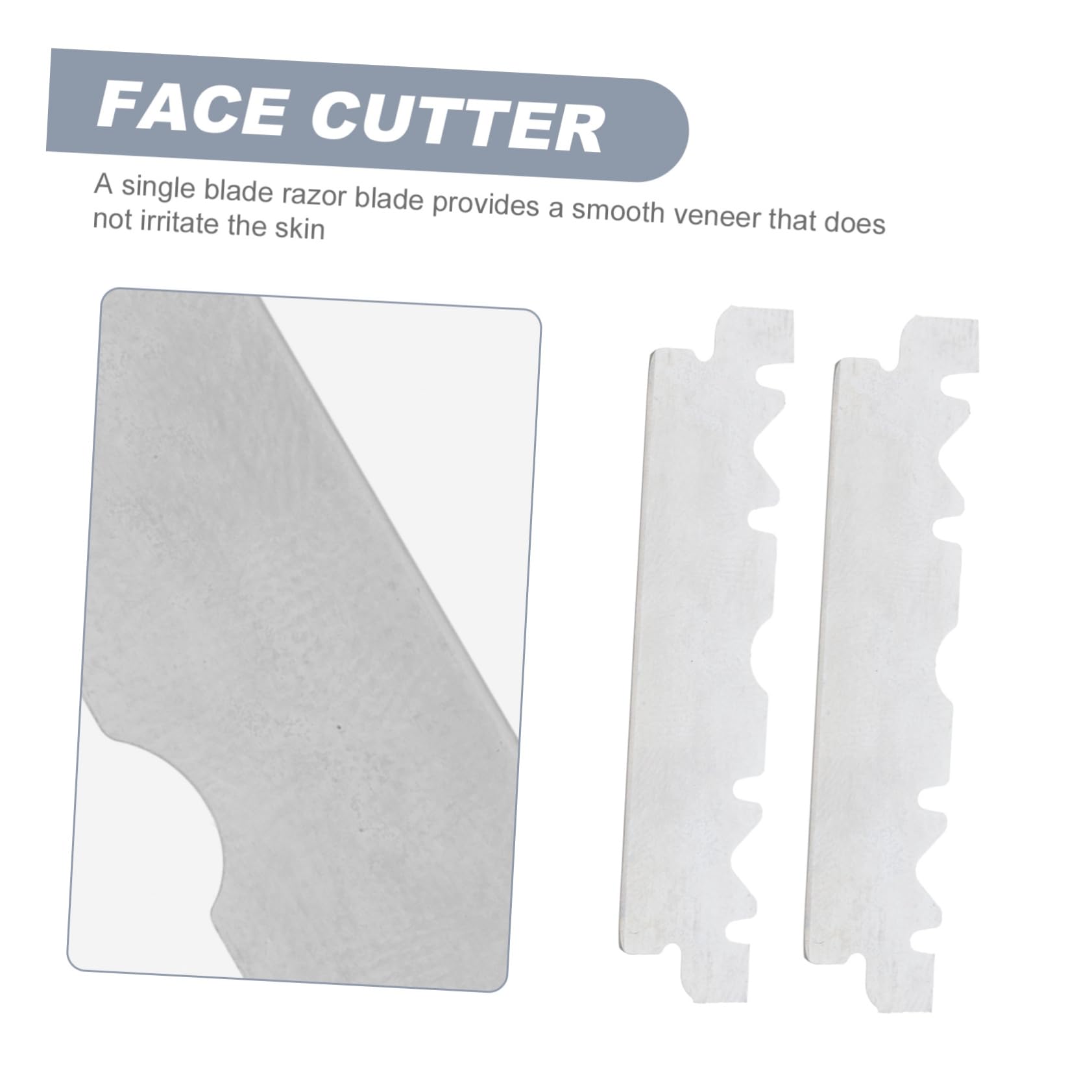 Lames de Rasoir Pliantes en Acier Inoxydable Argenté, 100 Pièces | Rasage Domestique, Barbe, Poils Fins, Usage Maison et Salons, Format Portable, Coupe Ancien, Barbier