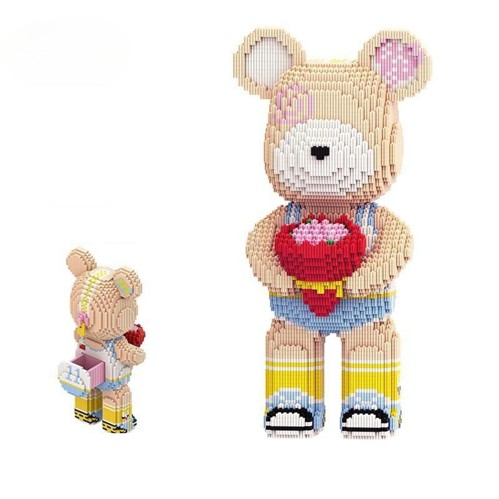 Amazon.co.jp: レゴのクマ クマのビルディングブロック 43cm MPIN TOY
