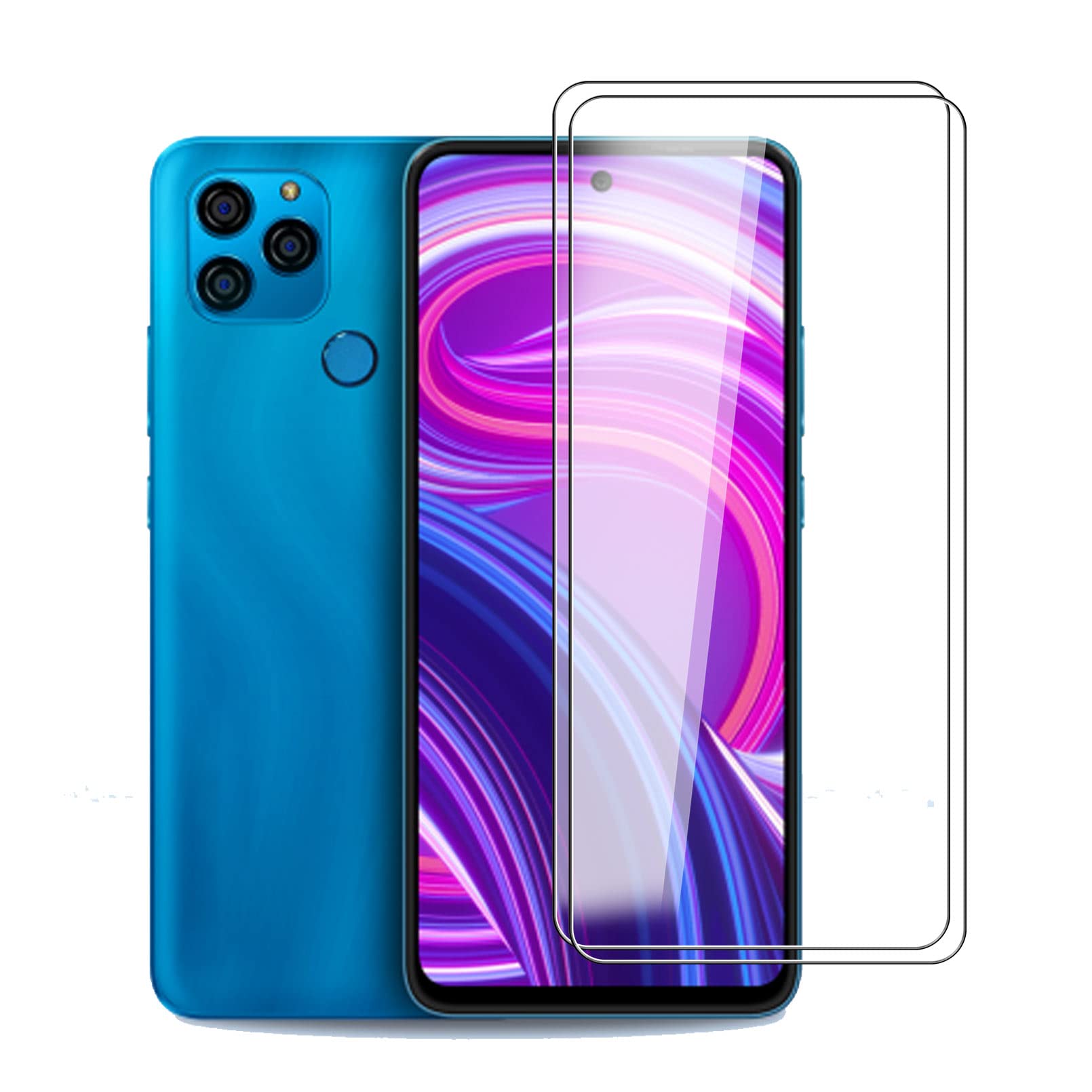 2-Pack Tempered Glass Screen Protector For BLU G91s/G0550WW - 9H Hardness Bubble-Free Film