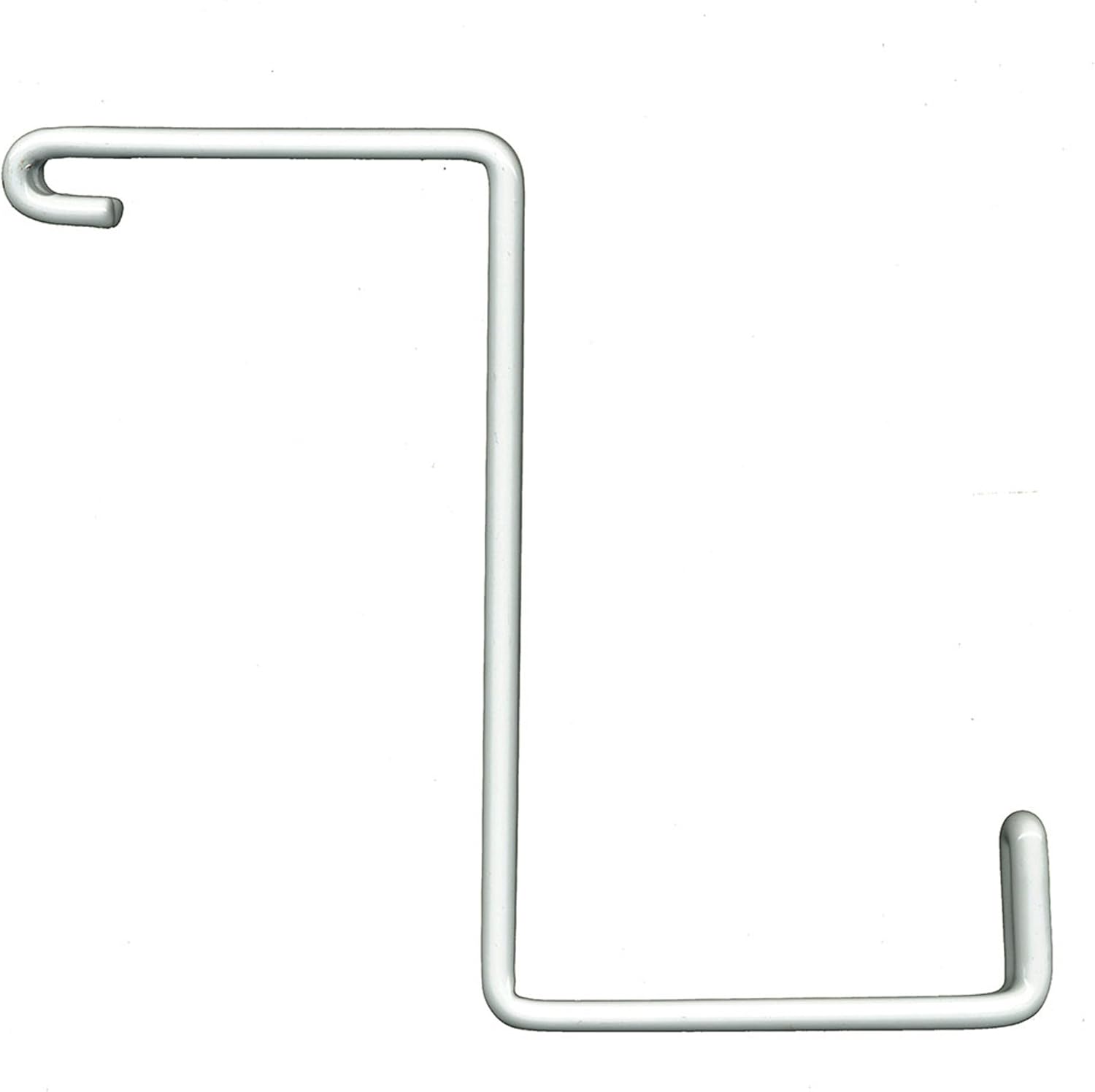 White Steel Rust Resistant Storage Hooks for Ceiling and Wall