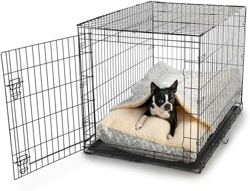 Miniatura 10 de Snoozer Cama acogedora de lujo para mascotas con microgamuza, tamaño mediano, color pedigrí