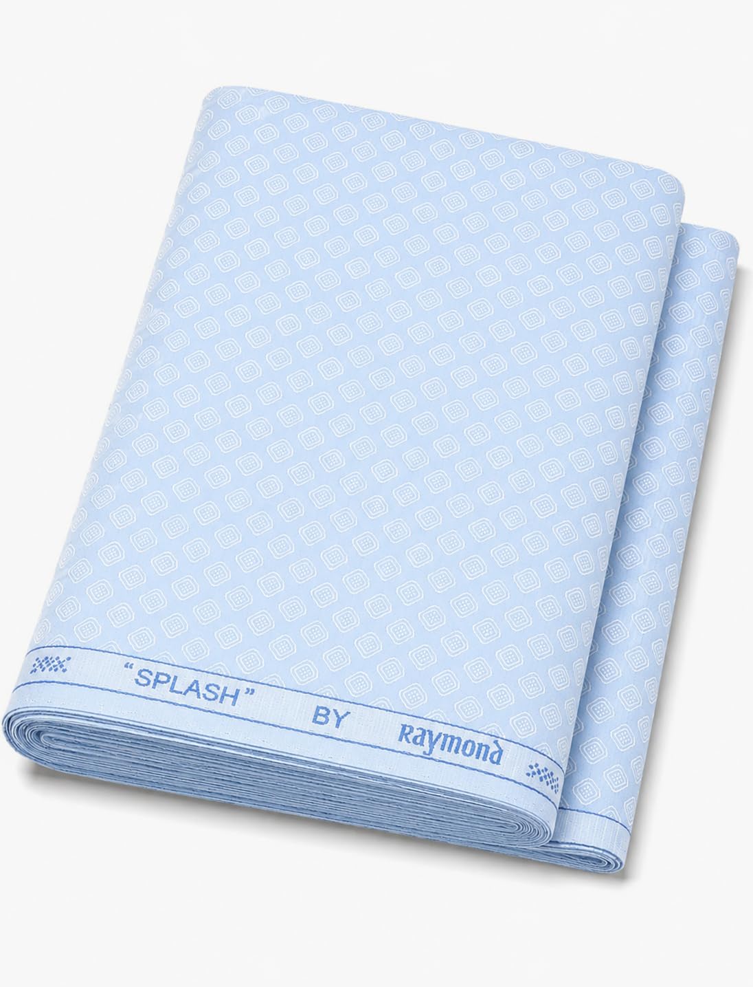 Raymond Splash Soft & Fine Printed Unstitched Men Shirting Fabric (Cut-1.70 MTR) (Sky Mosaic)-picture-36
