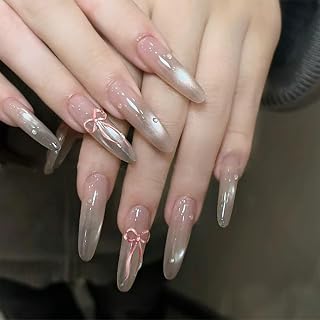 ネイルチップ ロングネイルチップ つけ爪 長め つけづめ 秋冬 繰り返し使える おしゃれ 花嫁 成人式 入学式 卒業式 結婚式 シンプル かわいい 光沢あり SP114S