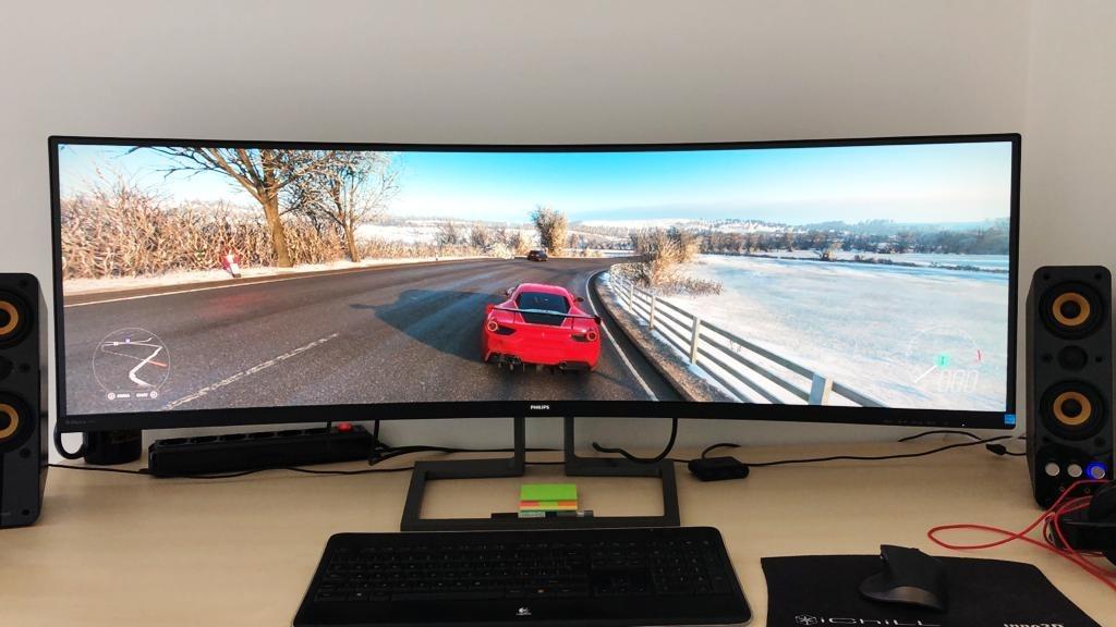 Philips Monitor Curvo 49", 499P9H, Gaming Superwide 32:9, risoluzione ...