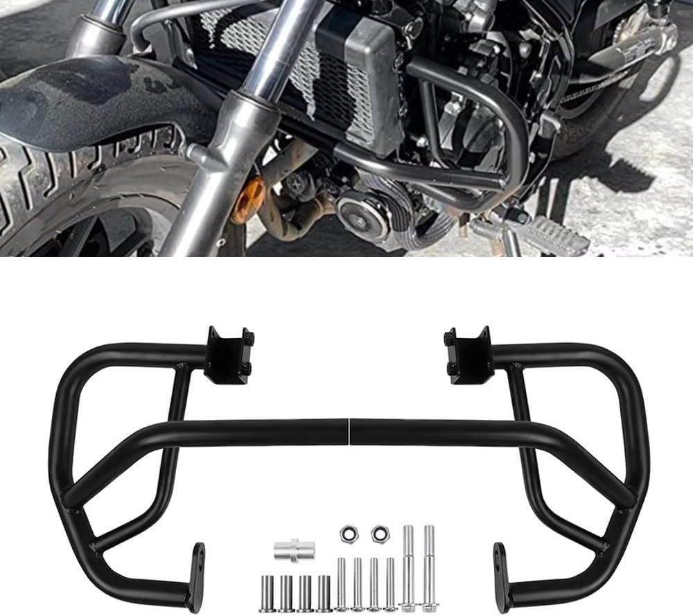 Engine Guard Crash Bars for Rebel 300 500 for CMX300 for CMX500 for CL500 for CL300 for SCL500 Highway Crash Bars Bumper Engine Guard Stunt Cage Protector Motorbike Crash Bar Bumper