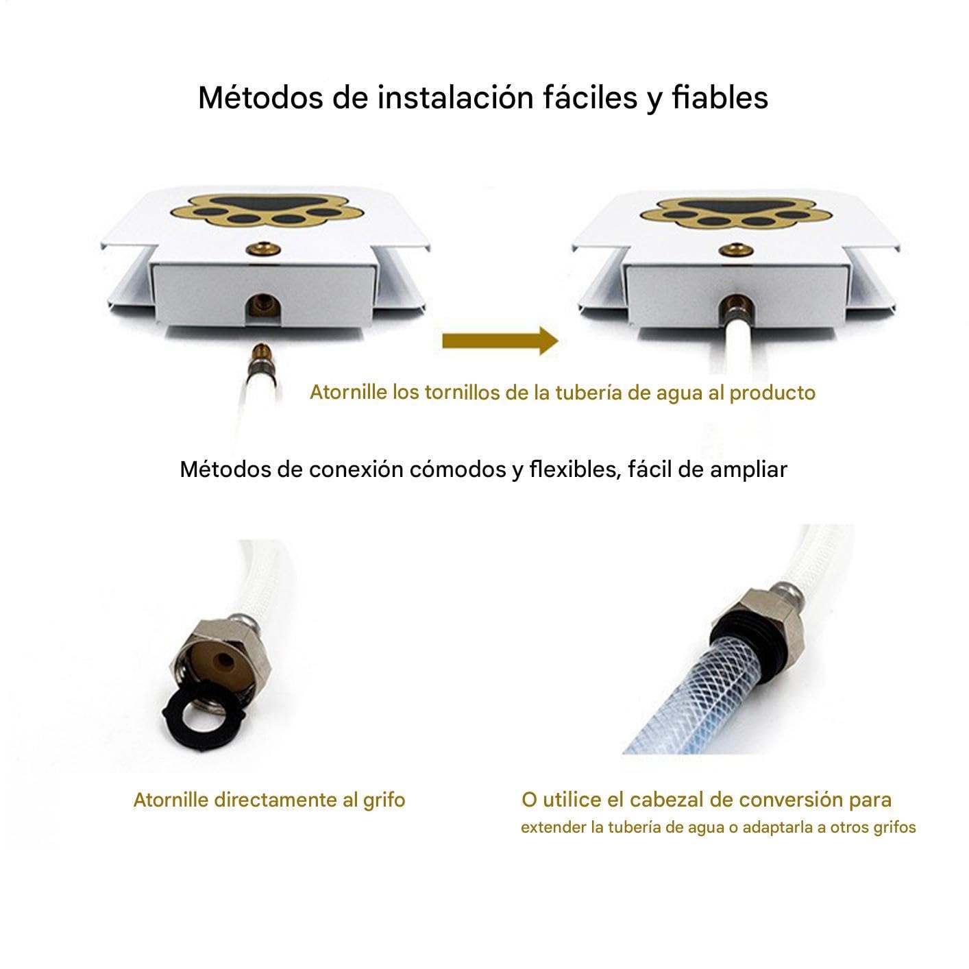 Fuente De Agua para Perros con Activación Al Pisar Juguete De Bebedero | Dispensador De Agua Ajustable Para Cachorros En Jardín Y Exteriores
