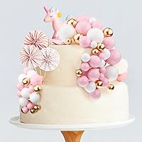 Vista 2 de 108 bolas para decoración de tartas, globos de espuma para hornear pasteles, boda, aniversario, decoración de cumpleaños