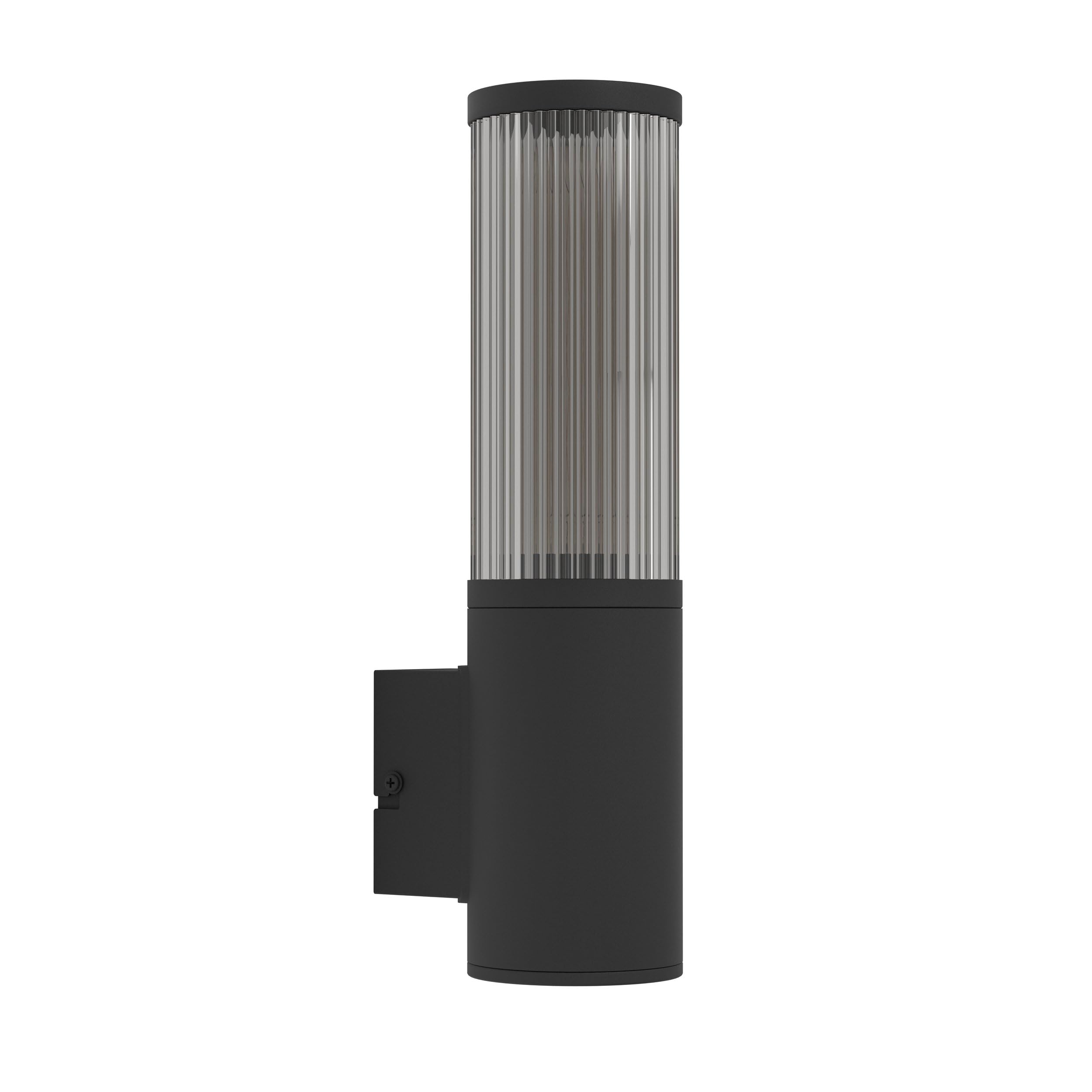 Eglo Salle Sleek Outdoor Wall Light Black