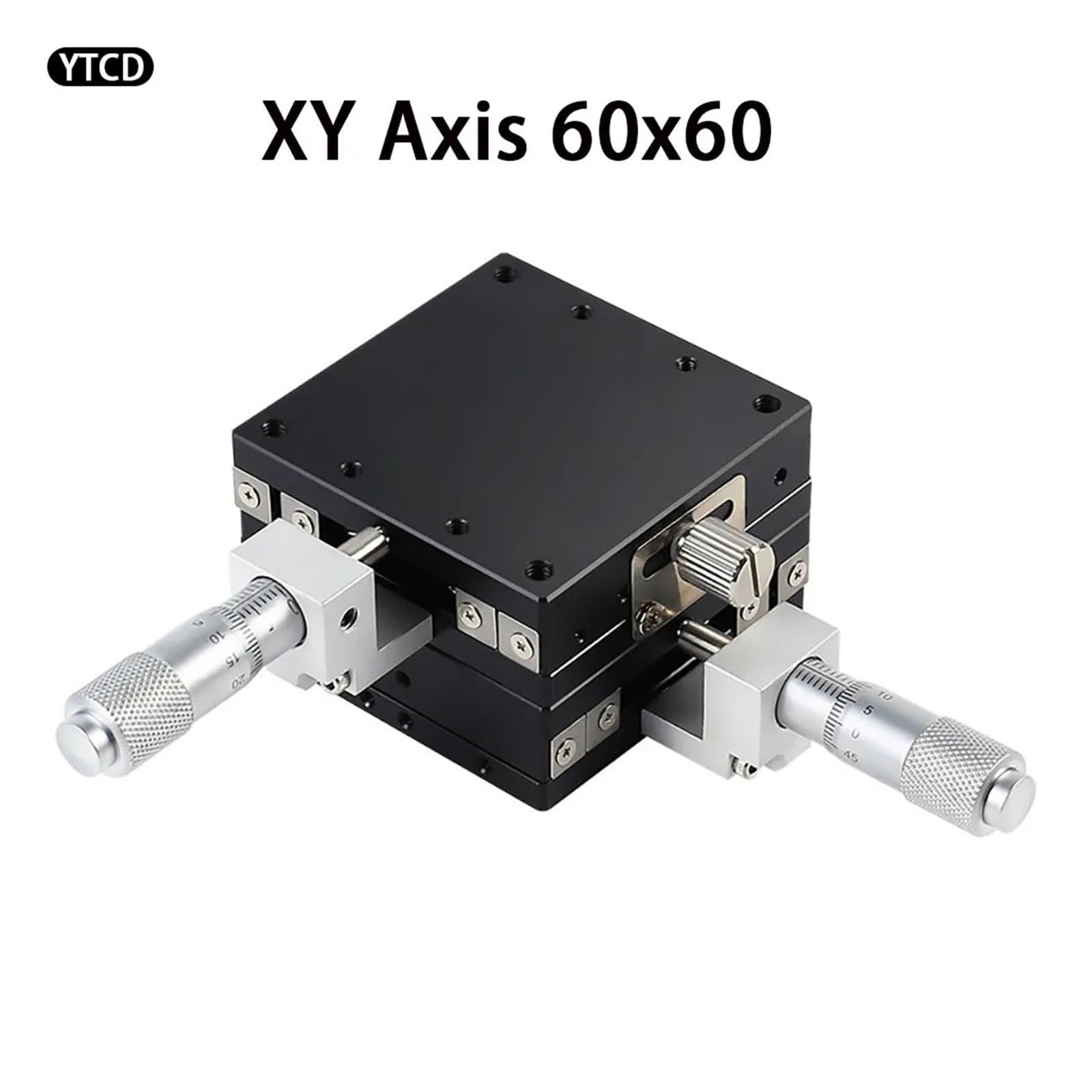 Mesa Deslizante de Repuesto XY 60 * 60 mm LGY-60C Micrómetro de Rodillos de Acero con rodamiento de Bolas