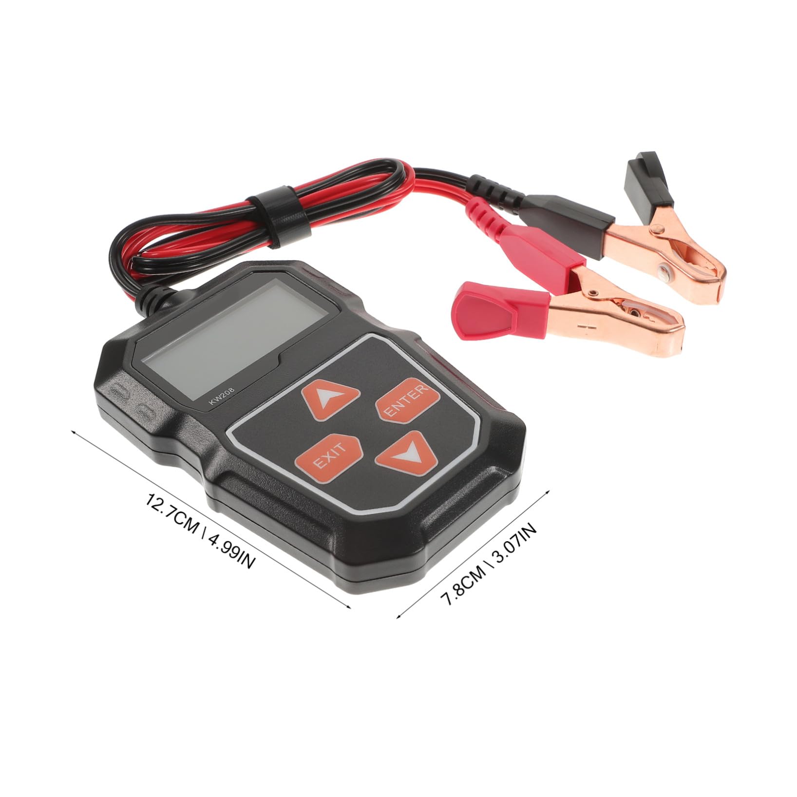 Comprobador de Baterías de Automóvil 12v Pantalla Negra 2,4 Pulgadas