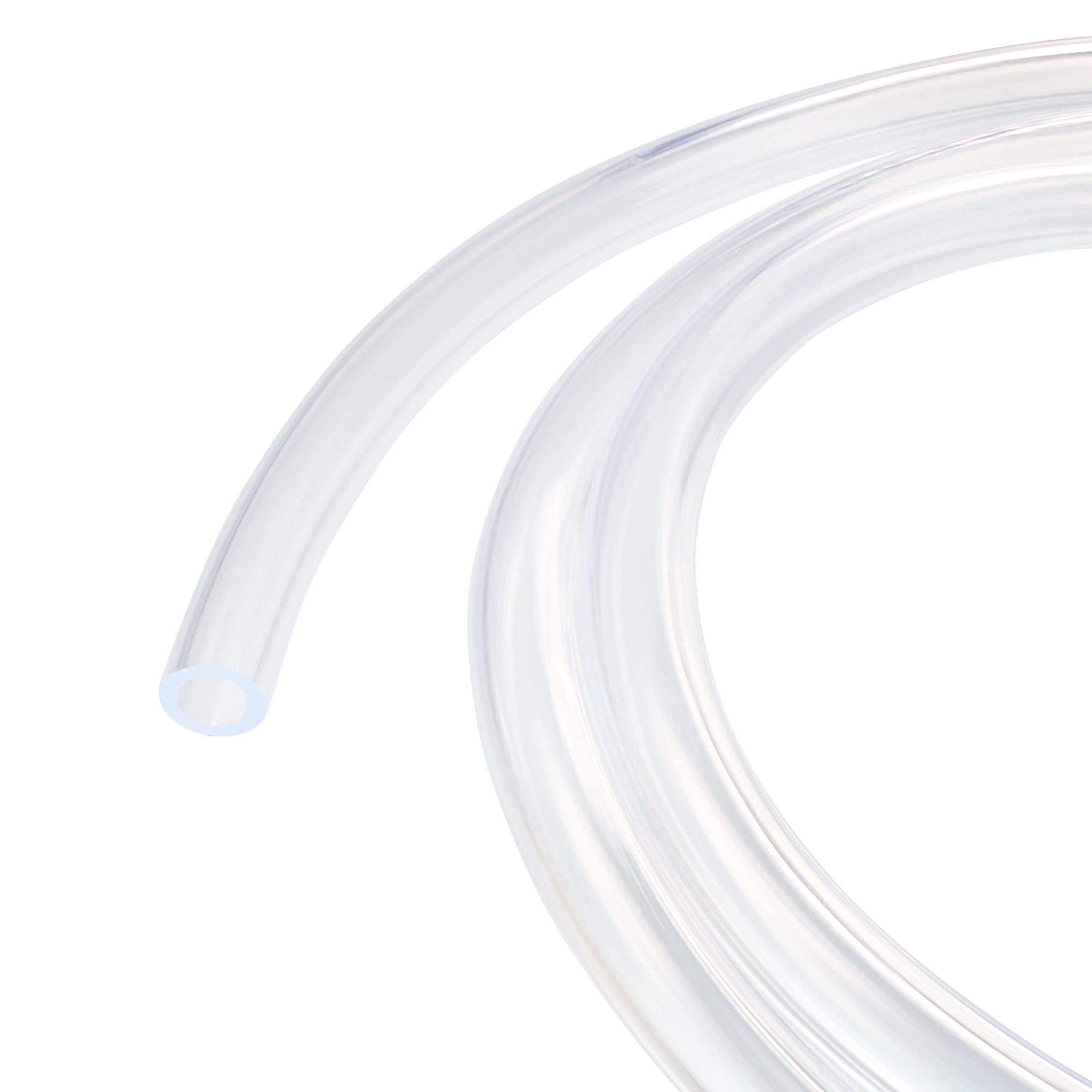 MECCANIXITY Clear PVC Tubing Hose - 8mm ID, 12mm OD, 2 Meter Length - Flexible For Water, Air, Oil Lines - View #8