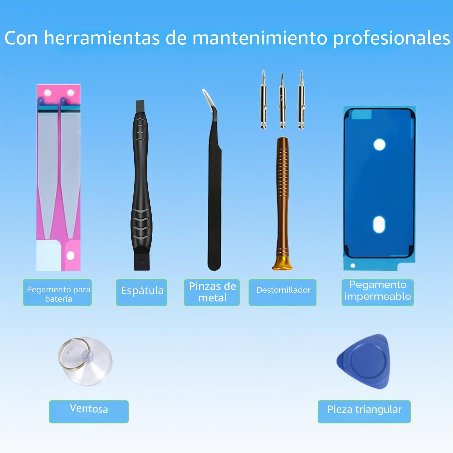 Batería para iPhone X, 3500mAh Alta Capacidad Batería para iPhone X con Kits de Herramientas de Reparación,2 Años de Garantía