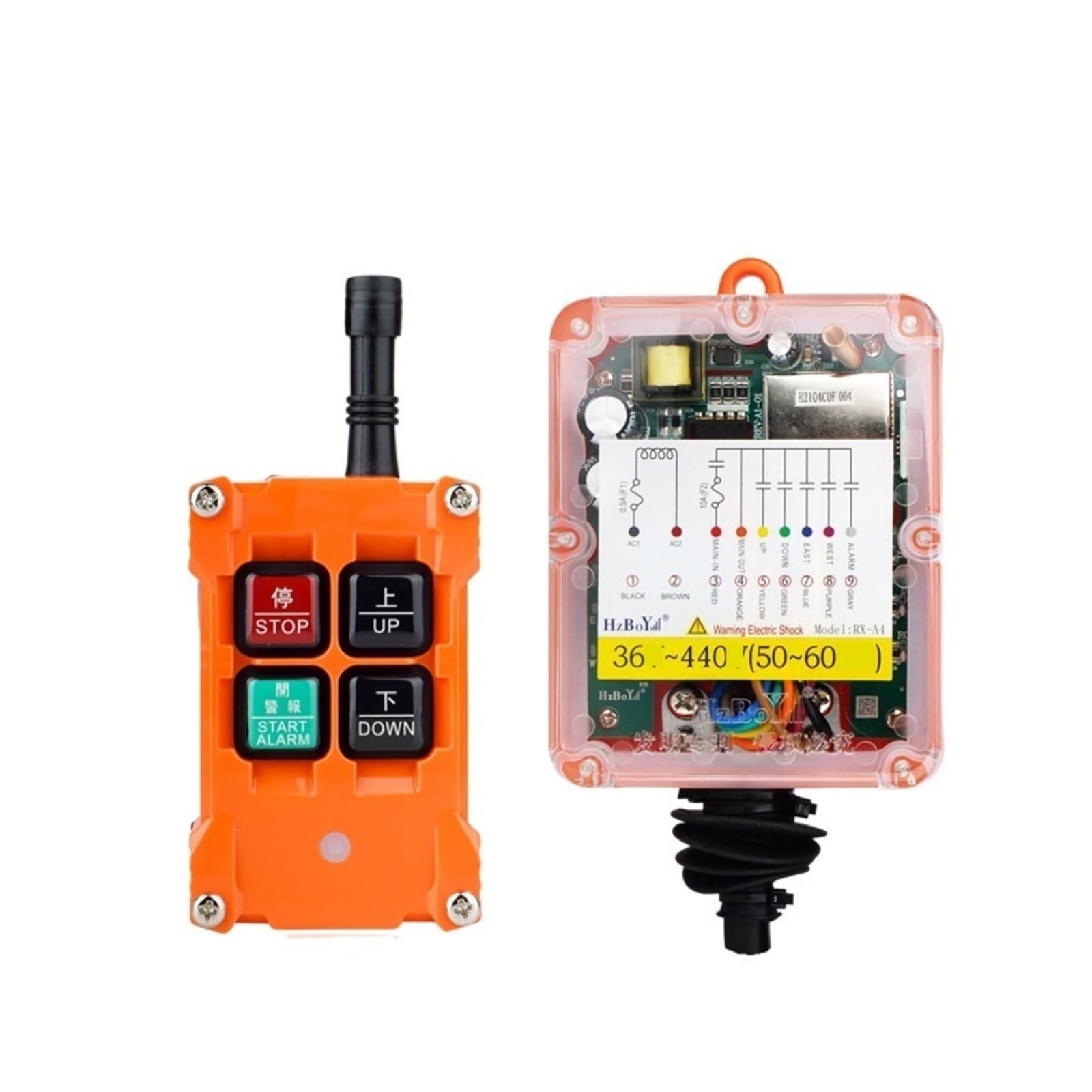 JVDDI F21-2S Hoist Crane Transmitter And Receiver Industrial Remote Control(AC36-440)