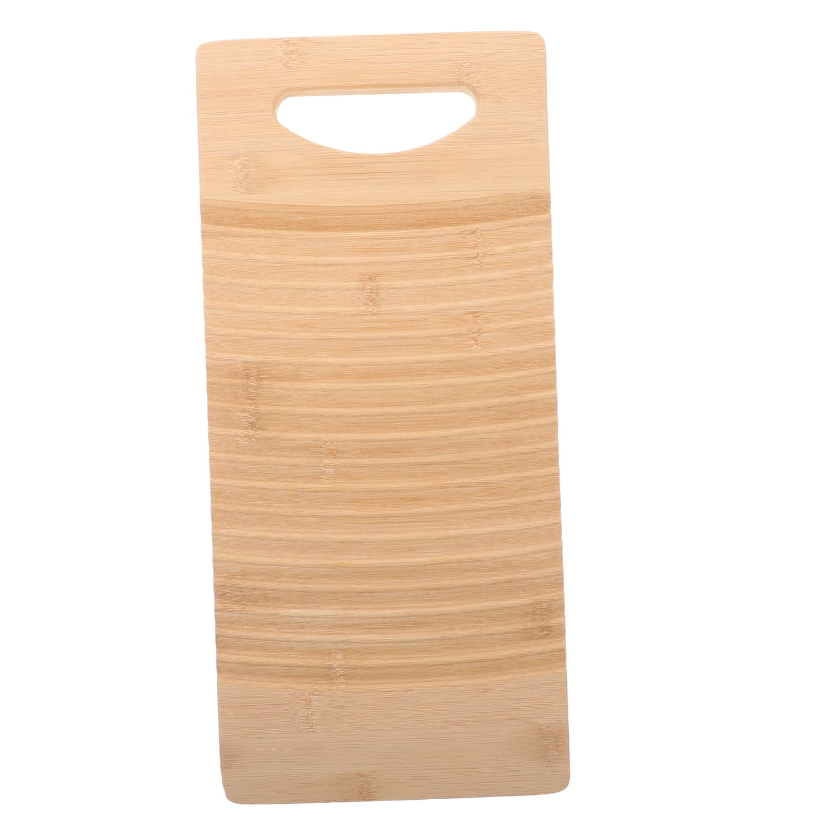 Ipetboom Asse per Lavare i Panni in Bambù Design Ergonomico, Lavatoio Manuale Antiscivolo 40x18x1,8 Cm per Sciarpe e Asciugamani