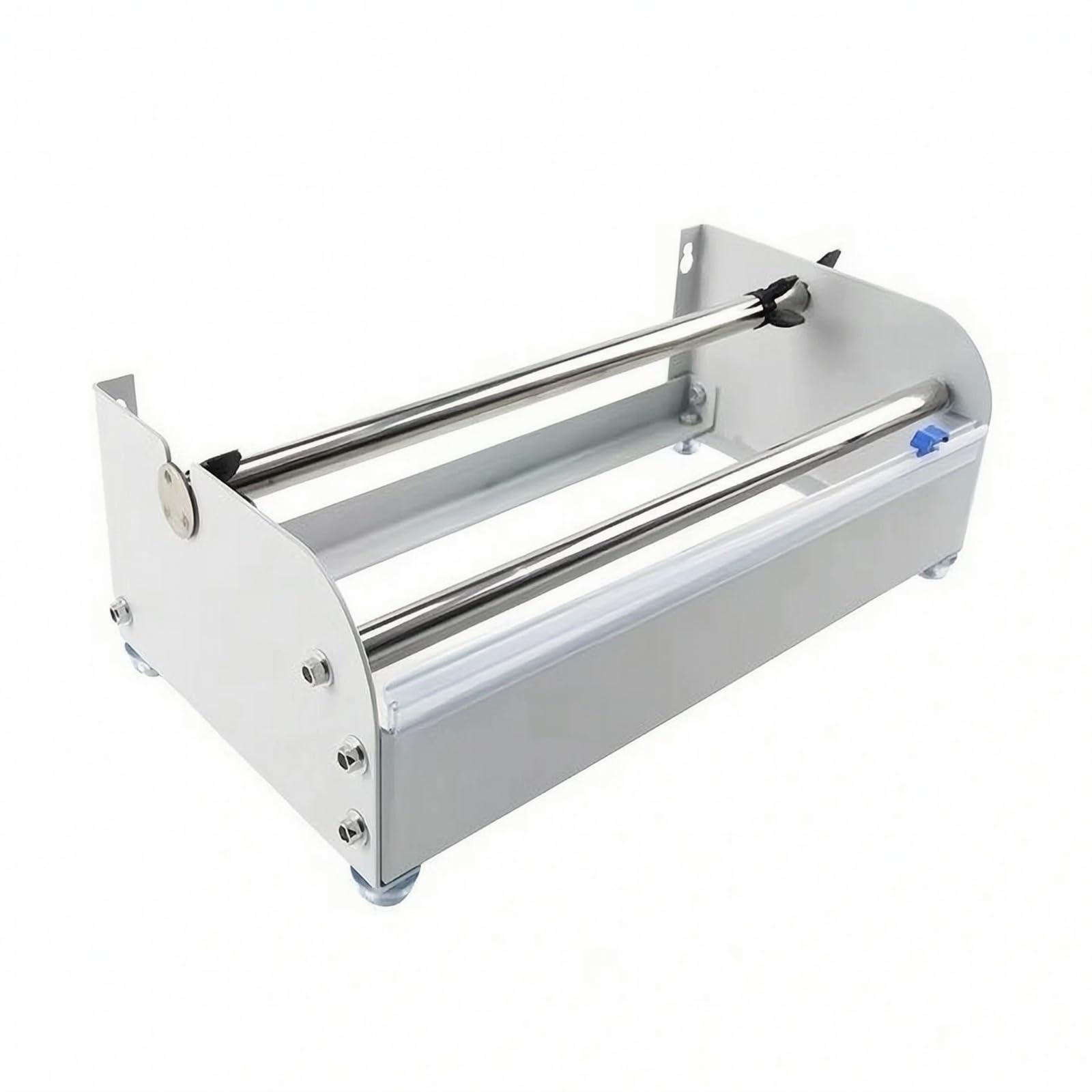 Rutschfest Folienabroller mit Schneider Robuster Metallkörper, Stretchfolien-Dispenser, Frischhaltefolien-Dispenser, für Packplatz, F.Film Unter 43cm